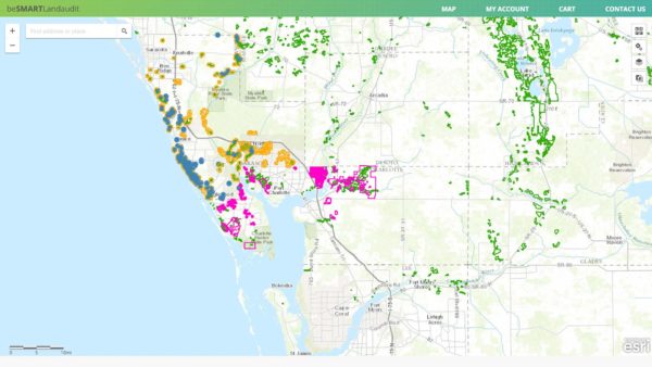 Sand Skinks USFWS FWC Be - Be Smart Land Audit Scrub Jay Sliders Map 600x338